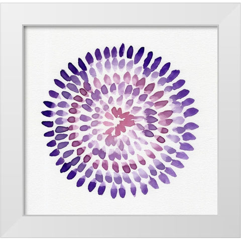 Burst Abstract IV White Modern Wood Framed Art Print by Chapman, Marcy