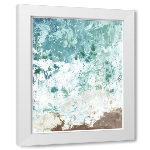 Ocean Tide abstract II White Modern Wood Framed Art Print by Chapman, Marcy