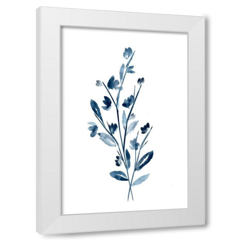 Farmhouse Blossom Branches blue White Modern Wood Framed Art Print by Chapman, Marcy