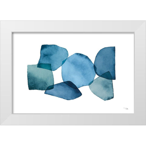 Attraction  I White Modern Wood Framed Art Print by PELA