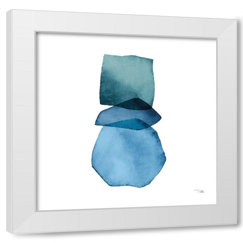 Attraction  II White Modern Wood Framed Art Print by PELA