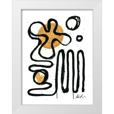 Happy Hours White Modern Wood Framed Art Print by Augustine, Jodi