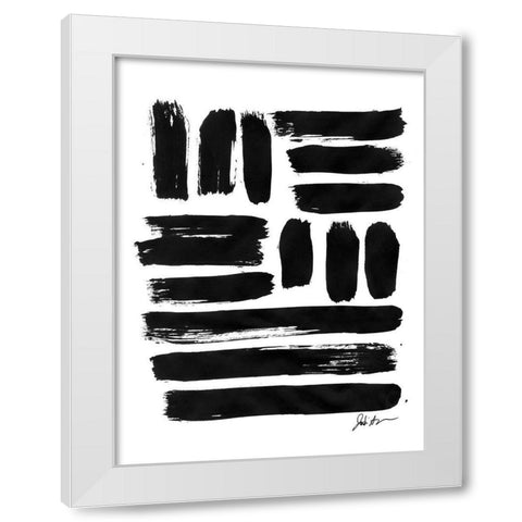 Small Squares II White Modern Wood Framed Art Print by Augustine, Jodi
