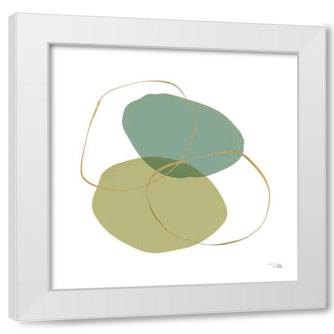 Moments II White Modern Wood Framed Art Print by Pela
