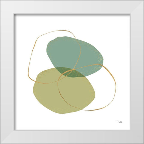 Moments II White Modern Wood Framed Art Print by Pela