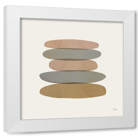 Pastel Path II White Modern Wood Framed Art Print by Pela