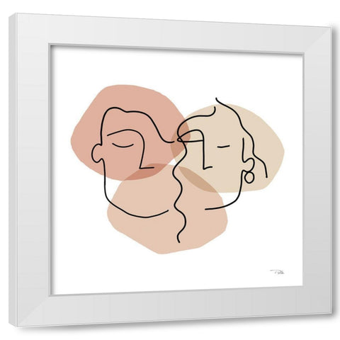 Dreamers III White Modern Wood Framed Art Print by Pela
