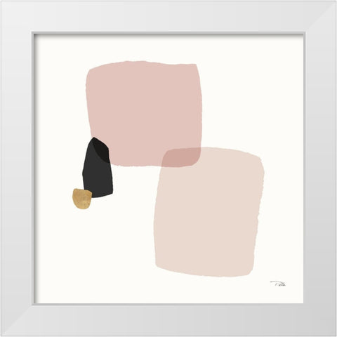 Soft Tension II White Modern Wood Framed Art Print by Pela