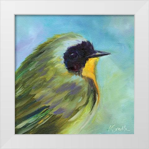 Field Birds VIII White Modern Wood Framed Art Print by Smith, Kim