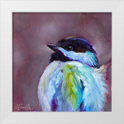 Field Birds X White Modern Wood Framed Art Print by Smith, Kim