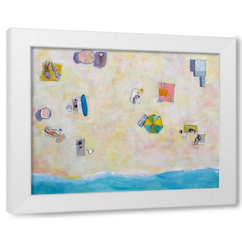 Endless Summer White Modern Wood Framed Art Print by Marie, Susanne