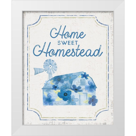 Country Cottage Field XXI flowers White Modern Wood Framed Art Print by Reed, Tara