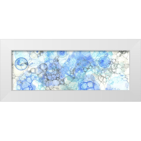 Bubblescape panel I White Modern Wood Framed Art Print by Wilson, Kelsey