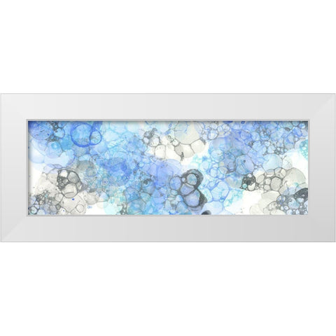 Bubblescape panel II White Modern Wood Framed Art Print by Wilson, Kelsey