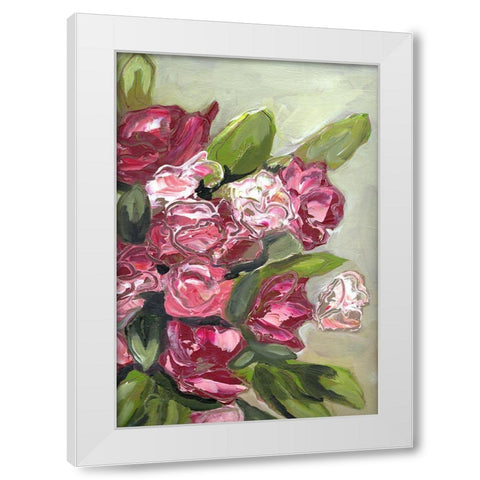Prettiest Bunch of Flowers portrait II White Modern Wood Framed Art Print by Chapman, Marcy