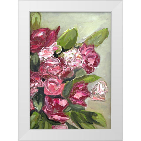 Prettiest Bunch of Flowers portrait II White Modern Wood Framed Art Print by Chapman, Marcy
