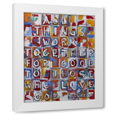 All Things White Modern Wood Framed Art Print by Marie, Susanne