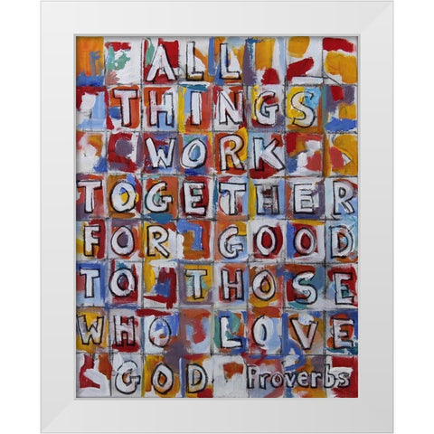 All Things White Modern Wood Framed Art Print by Marie, Susanne