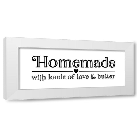 Kitchen Art panel II-Homemade White Modern Wood Framed Art Print by Reed, Tara