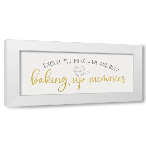 Kitchen Art panel III-Baking up White Modern Wood Framed Art Print by Reed, Tara