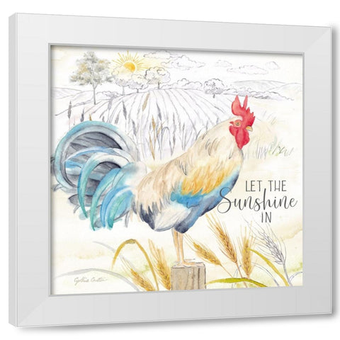 Good Morning Sunshine VII-Let the Sunshine White Modern Wood Framed Art Print by Coulter, Cynthia