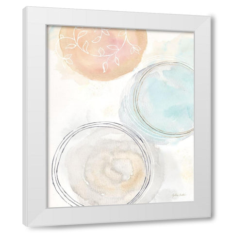 Serendipity IV White Modern Wood Framed Art Print by Coulter, Cynthia