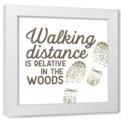 Lost in Woods VI-Walking Distance White Modern Wood Framed Art Print by Reed, Tara