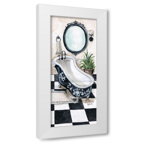 Studio Bath I White Modern Wood Framed Art Print by Tre Sorelle Studios