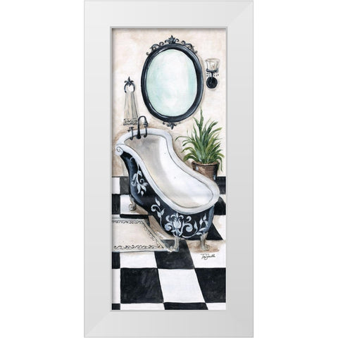 Studio Bath I White Modern Wood Framed Art Print by Tre Sorelle Studios