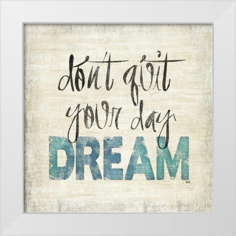 Love and Daydream II White Modern Wood Framed Art Print by h.artworks