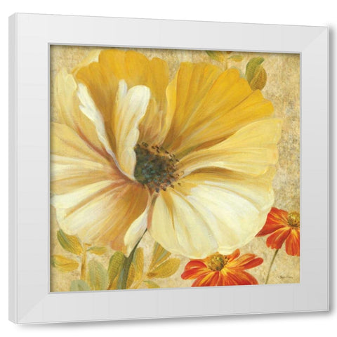 Primavera I White Modern Wood Framed Art Print by Gladding, Pamela