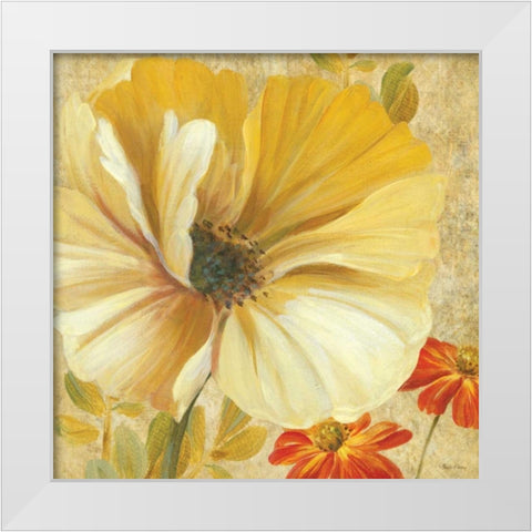 Primavera I White Modern Wood Framed Art Print by Gladding, Pamela