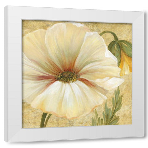 Primavera III White Modern Wood Framed Art Print by Gladding, Pamela