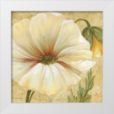 Primavera III White Modern Wood Framed Art Print by Gladding, Pamela