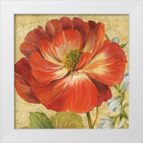Primavera IV White Modern Wood Framed Art Print by Gladding, Pamela