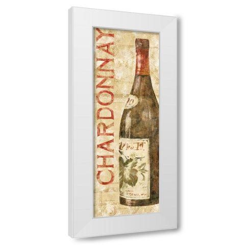 Wine Stucco I White Modern Wood Framed Art Print by Gladding, Pamela
