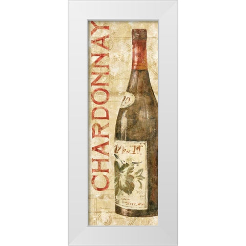 Wine Stucco I White Modern Wood Framed Art Print by Gladding, Pamela