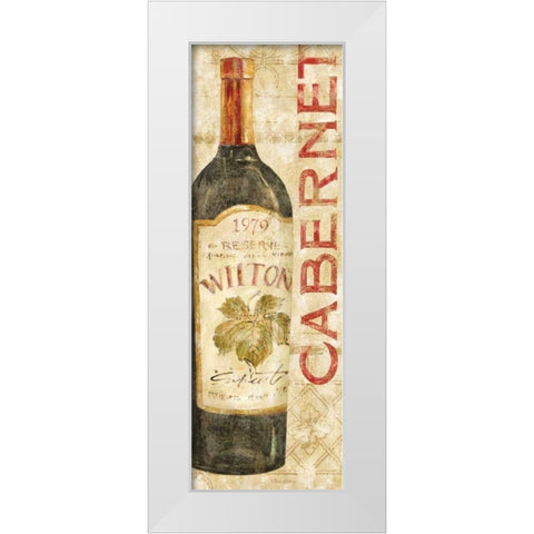 Wine Stucco II White Modern Wood Framed Art Print by Gladding, Pamela
