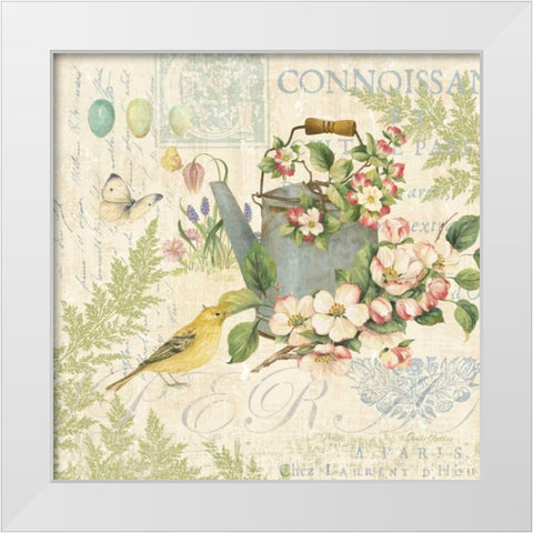 Nature Trail IV White Modern Wood Framed Art Print by Gladding, Pamela