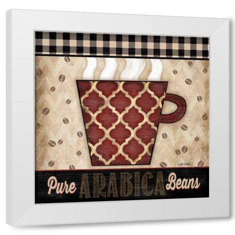 Premium Coffee III White Modern Wood Framed Art Print by Killeen, Jen