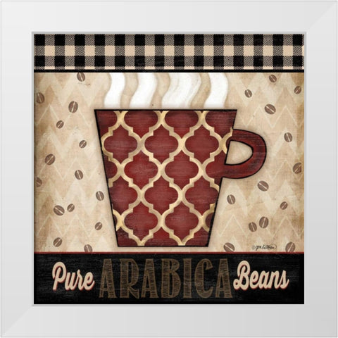 Premium Coffee III White Modern Wood Framed Art Print by Killeen, Jen