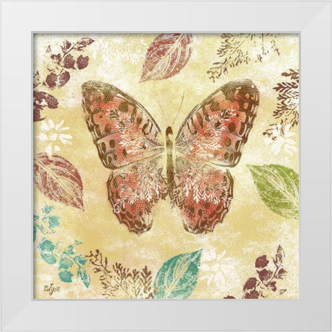 Botanical Beauty II White Modern Wood Framed Art Print by Lyon, Rebecca