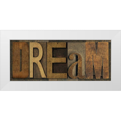 Printers Block Sentiment Panel III White Modern Wood Framed Art Print by Reed, Tara