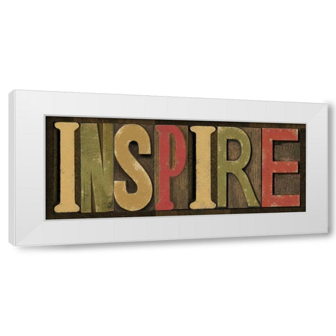 Printers Block Sentiment Spice II White Modern Wood Framed Art Print by Reed, Tara