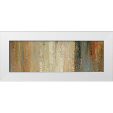 Siena Abstract Panel II  White Modern Wood Framed Art Print by Studio Nova