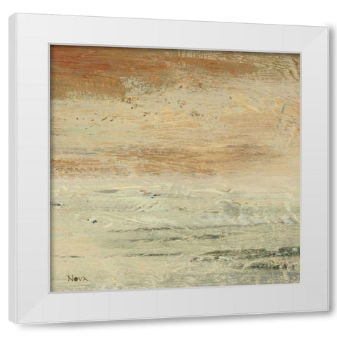 Siena Abstract I  White Modern Wood Framed Art Print by Studio Nova