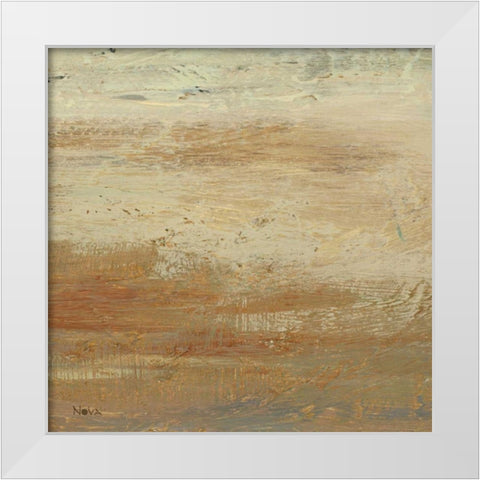 Siena Abstract II  White Modern Wood Framed Art Print by Studio Nova