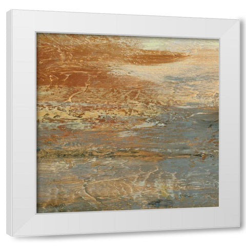 Siena Abstract III  White Modern Wood Framed Art Print by Studio Nova