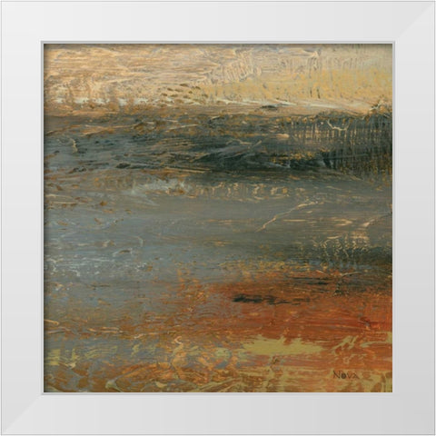 Siena Abstract IV  White Modern Wood Framed Art Print by Studio Nova