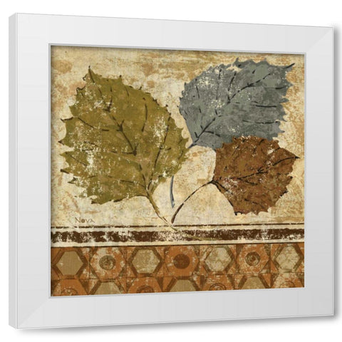 Golden Autumn I  White Modern Wood Framed Art Print by Studio Nova